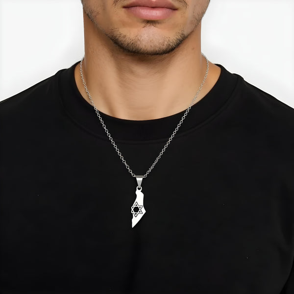 Heart of Israel Necklace - Slide 3