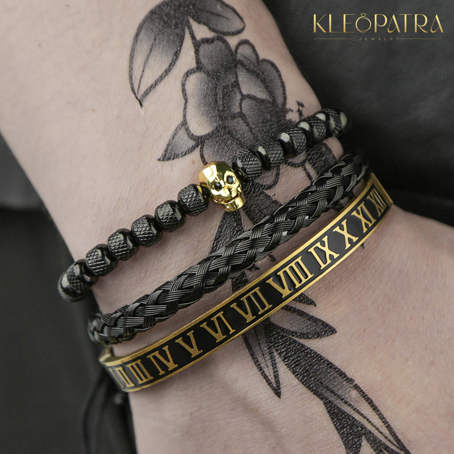 Veni vidi vici skull bracelet – kleopatrajewles