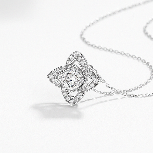 Diamond Blossom Necklace - Slide 2