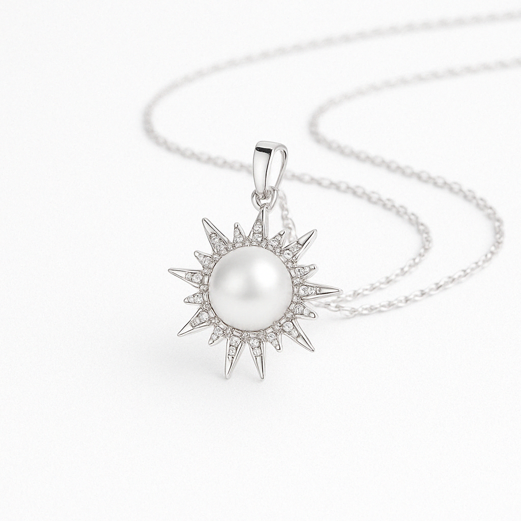 Sunflower Pearl Necklaces