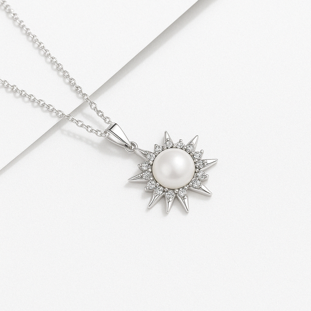 Sunflower Pearl Necklaces