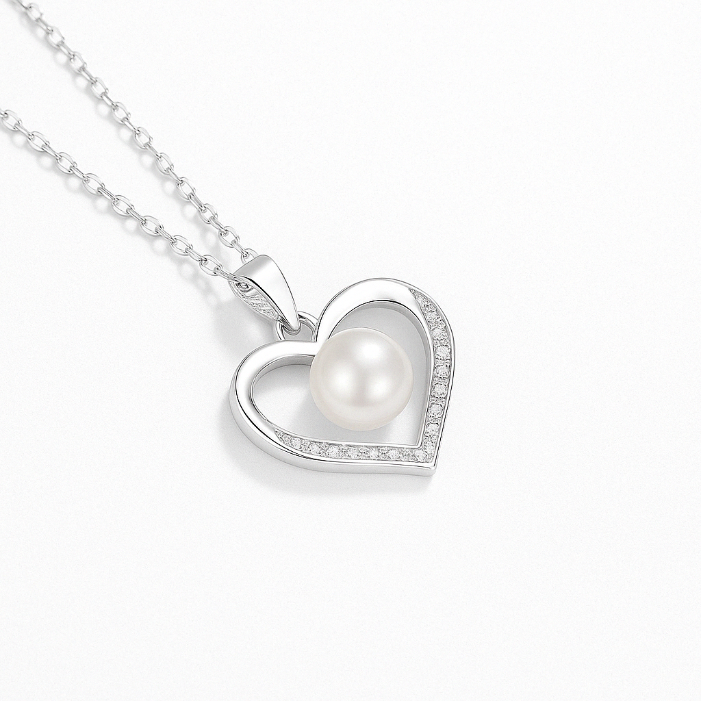 Heart of Pearl Necklace