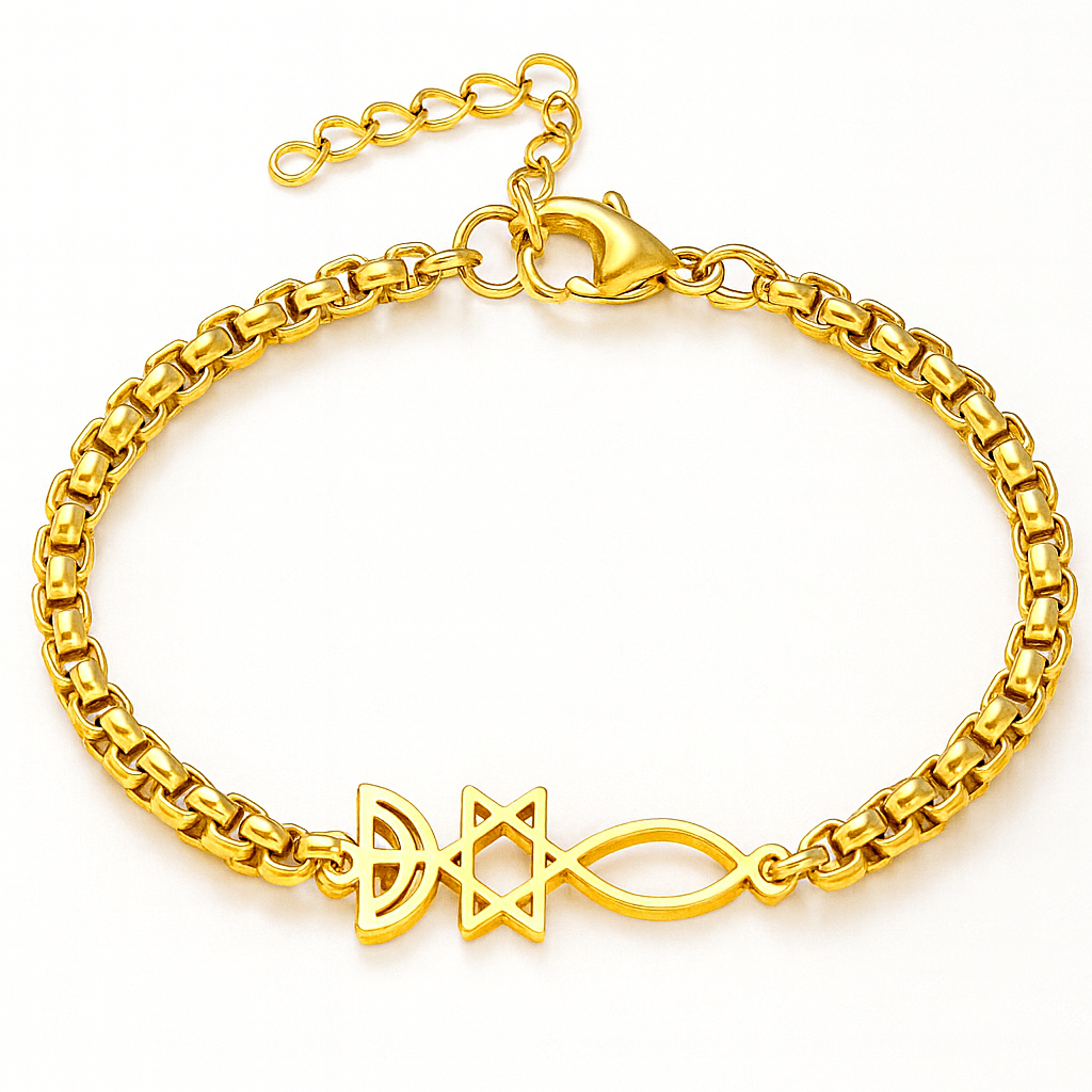 Star & Menorah Bracelet