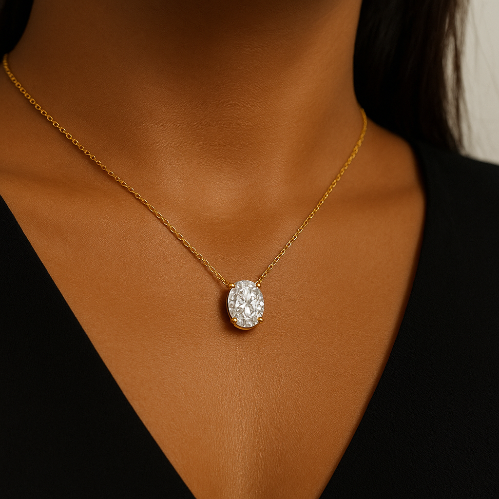 Oval Glow necklace