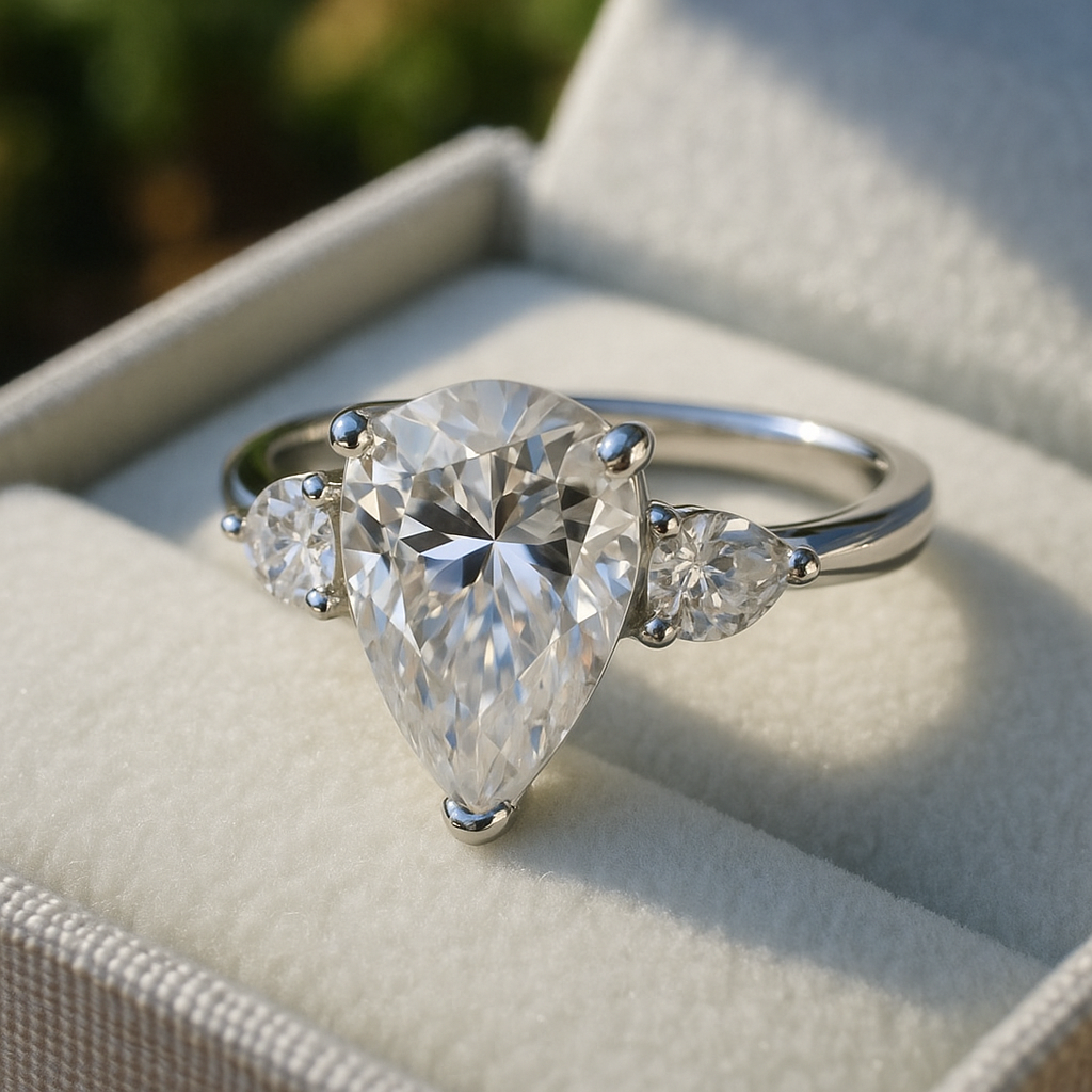 Celestial Teardrop Ring