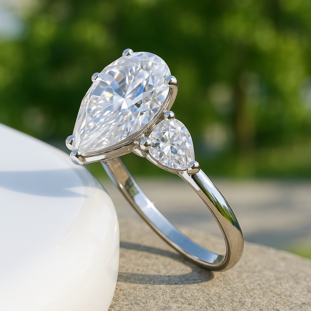 Celestial Teardrop Ring