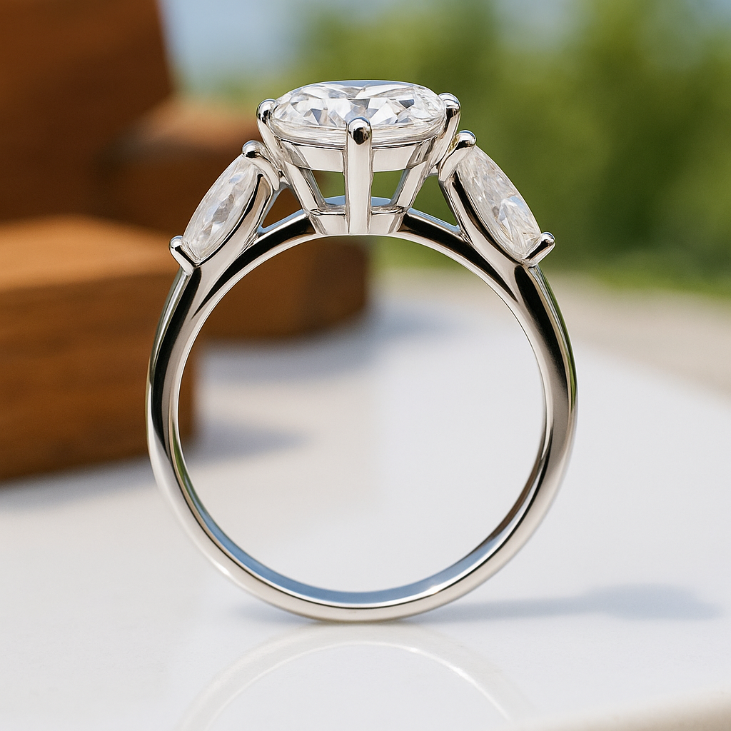 Celestial Teardrop Ring