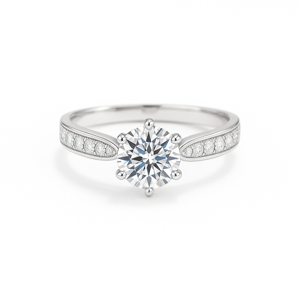 Classic Six -Prong Ring