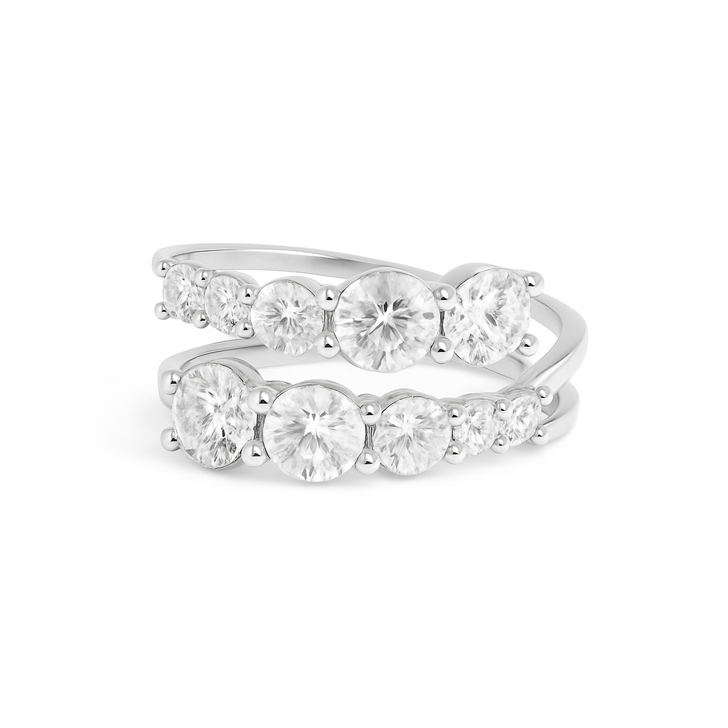 Duo Sparkle Ring