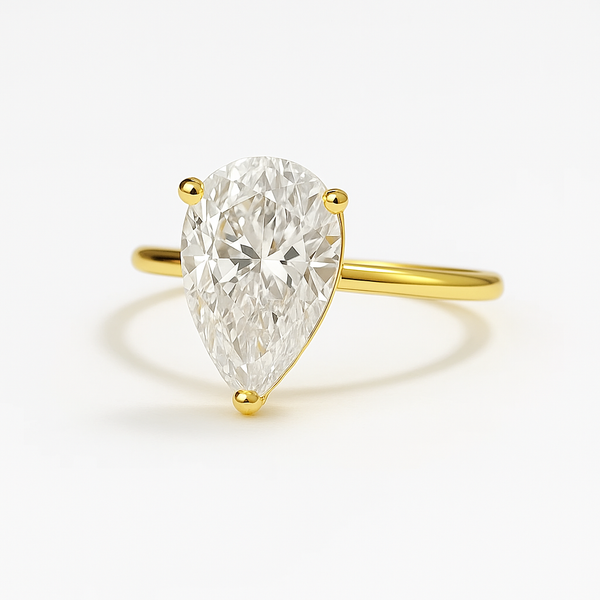 Luxe Pear Spark Ring - Slide 3