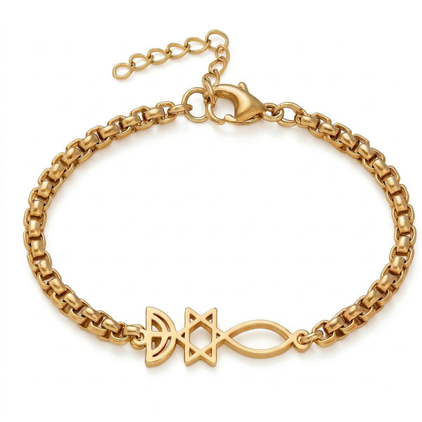 Star & Menorah Bracelet