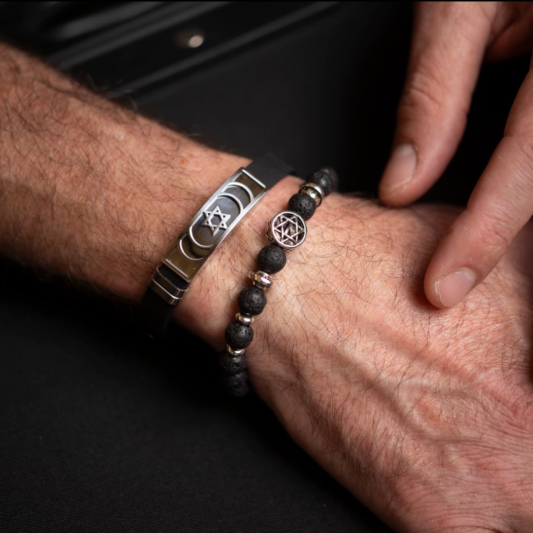 Star Of David Buckle Bracelet
