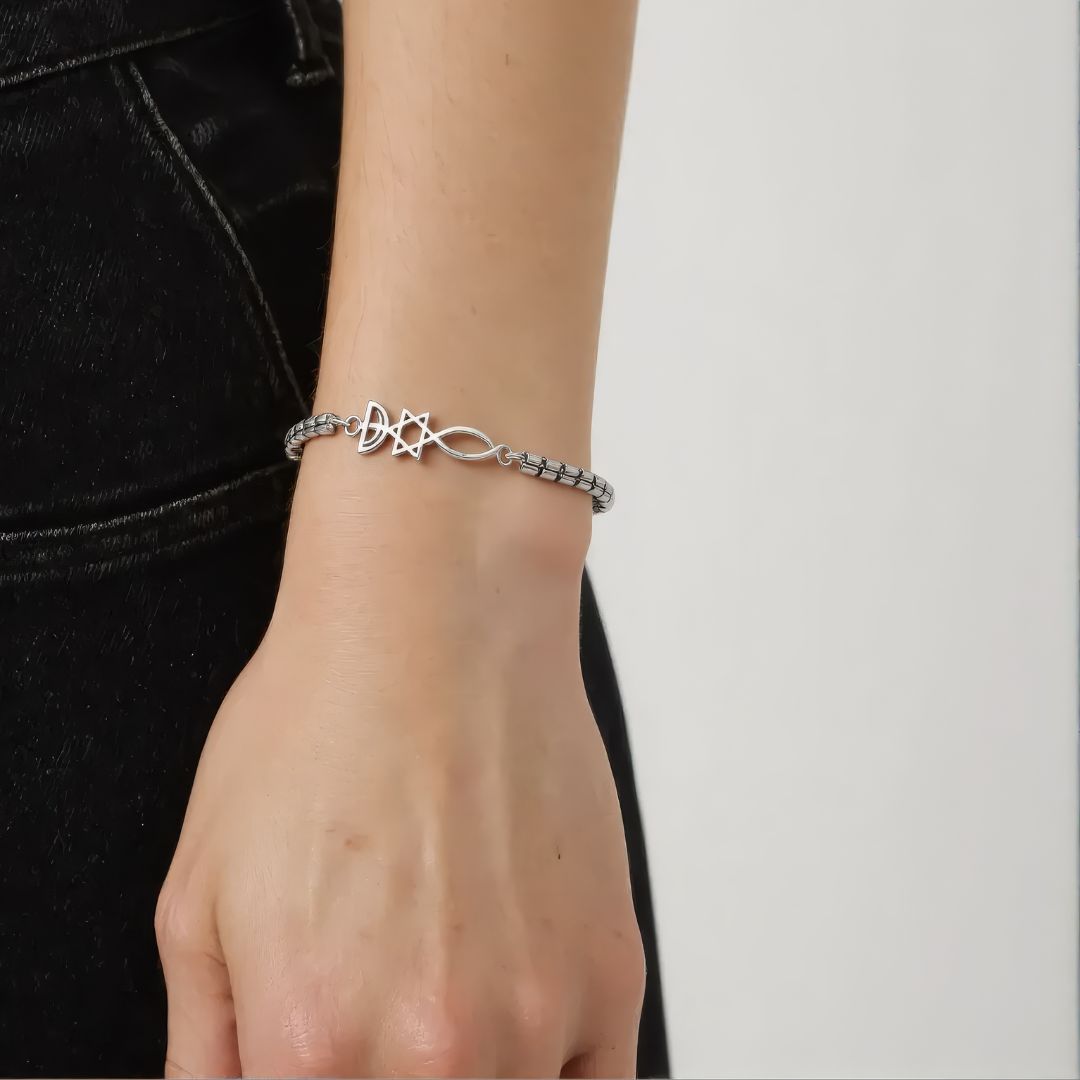 Star & Menorah Bracelet