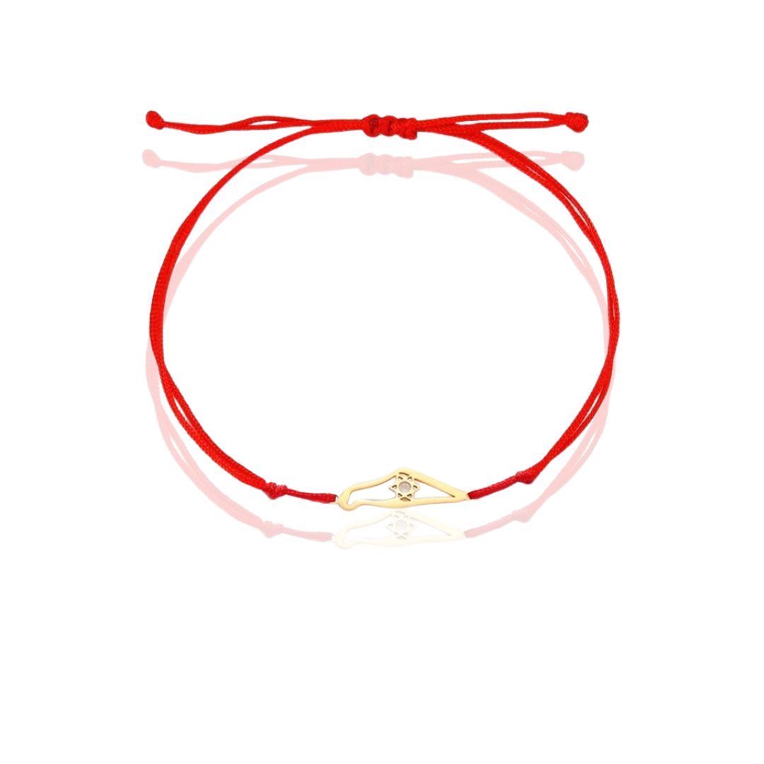 Israel Shape lucky String Bracelet