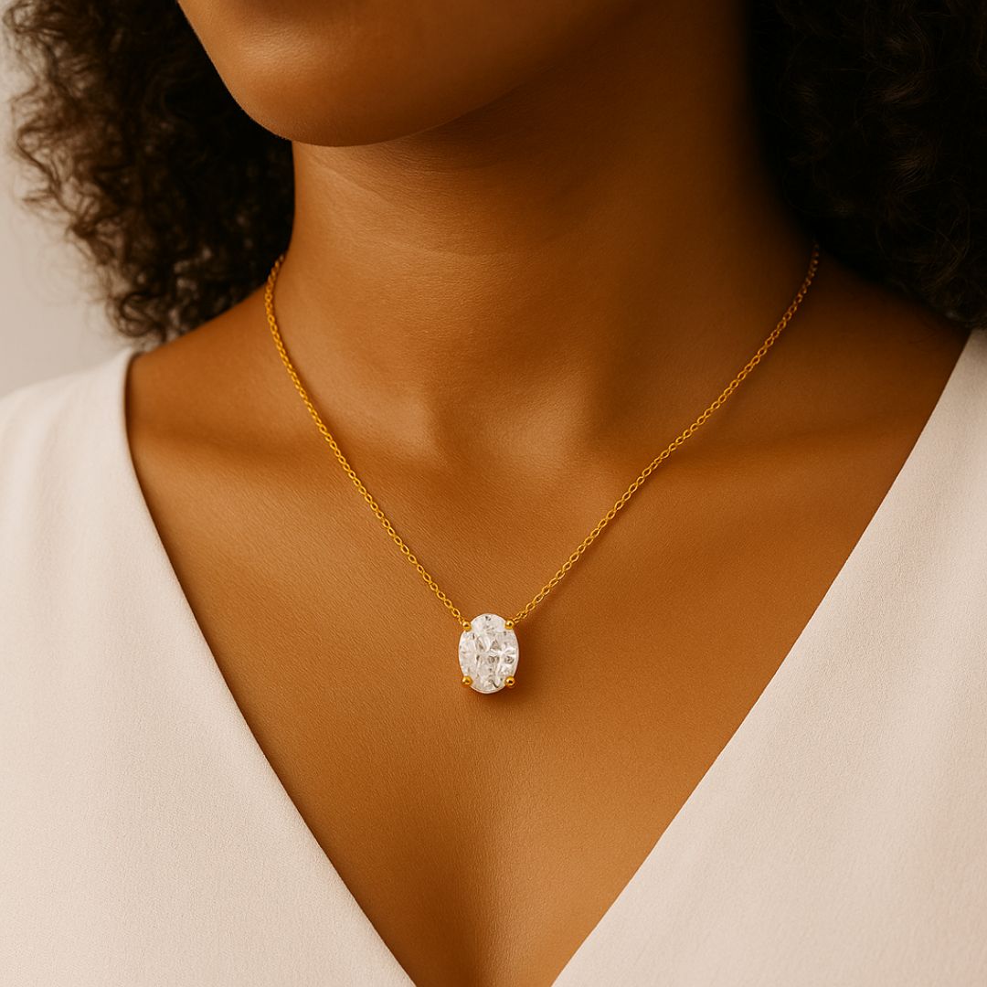 Oval Glow necklace