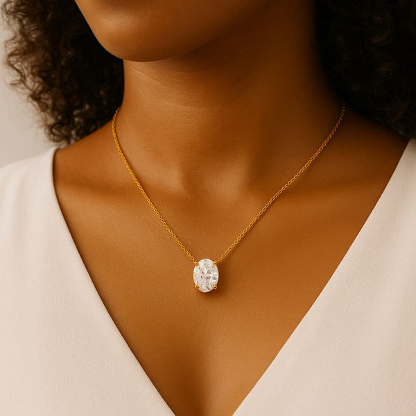 Oval Glow necklace - Slide 5