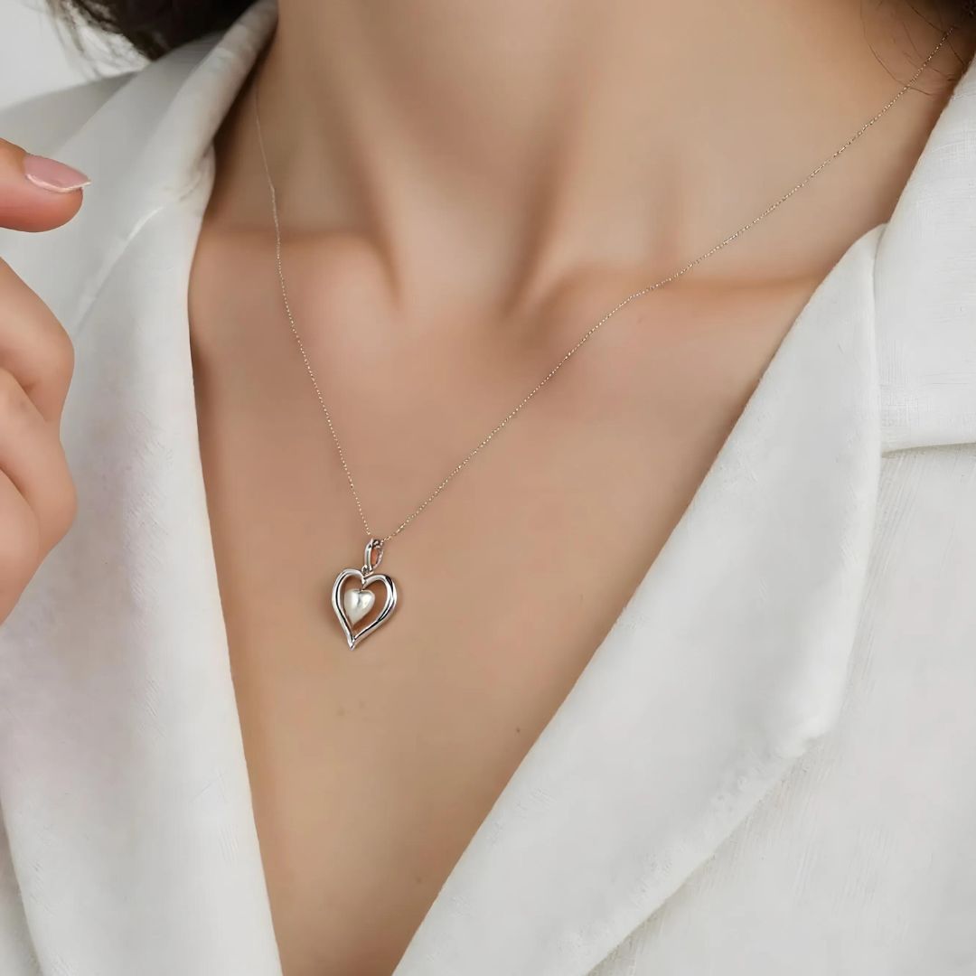 Heart of Pearl Necklace