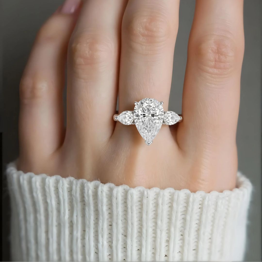Celestial Teardrop Ring