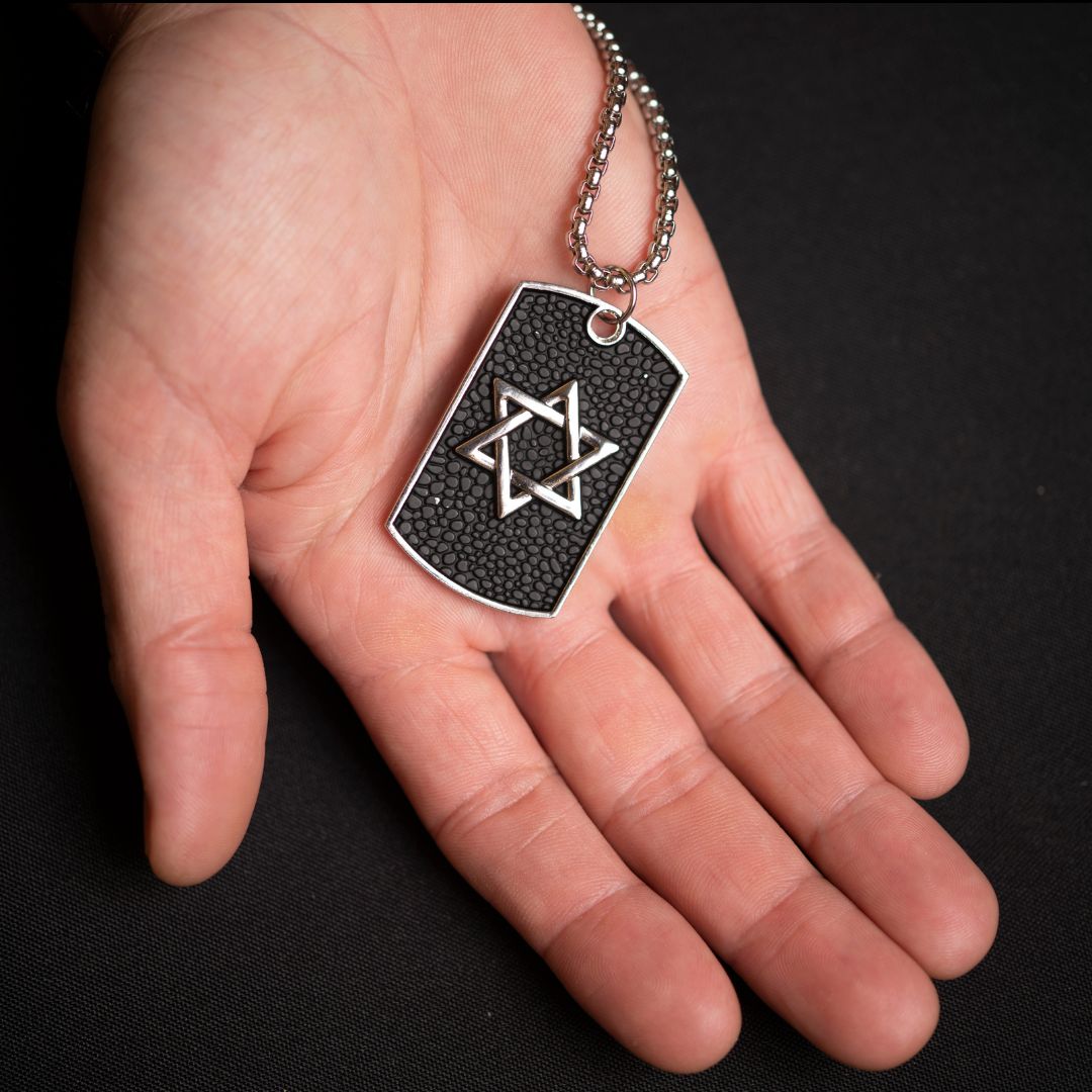 Psalm 1 Star of David Necklace