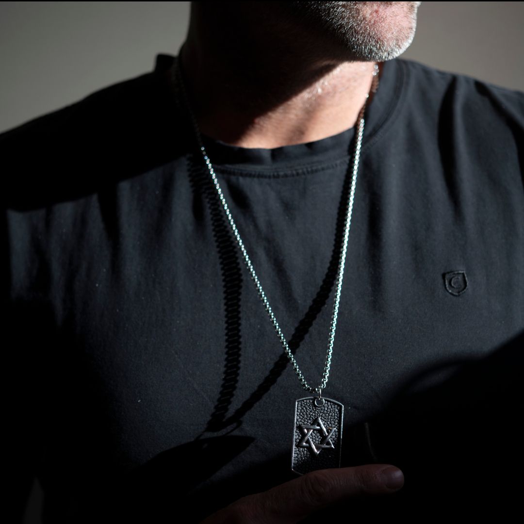 Psalm 1 Star of David Necklace