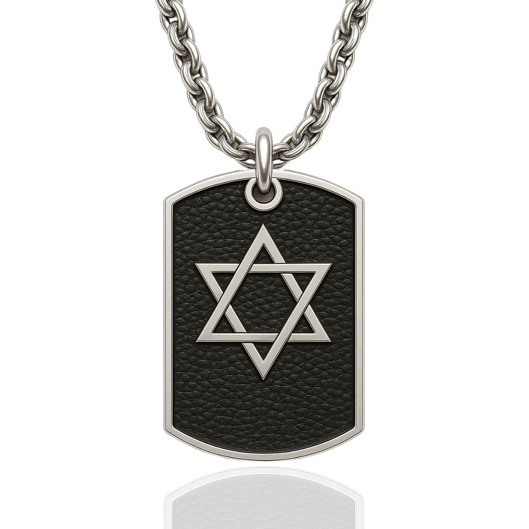 Psalm 1 Star of David Necklace