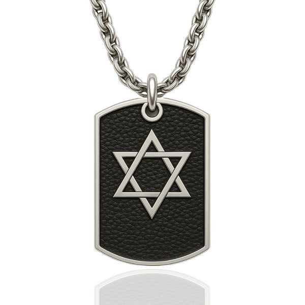 Psalm 1 Star of David Necklace