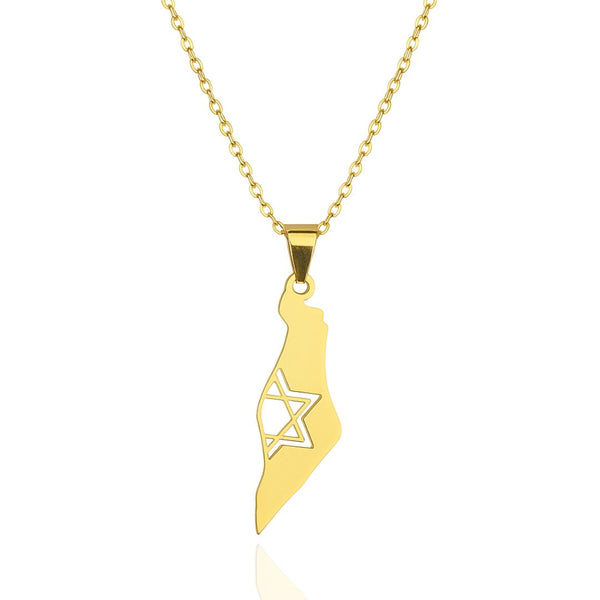Heart of Israel Necklace - Slide 2