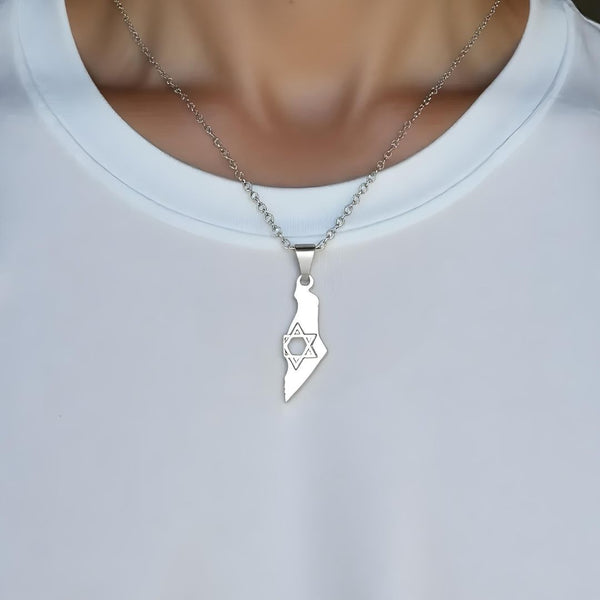 Heart of Israel Necklace - Slide 4
