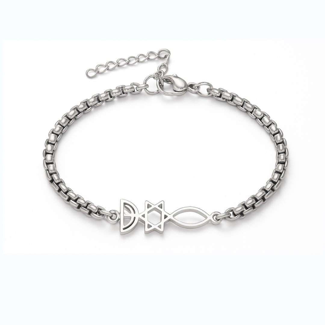 Star & Menorah Bracelet