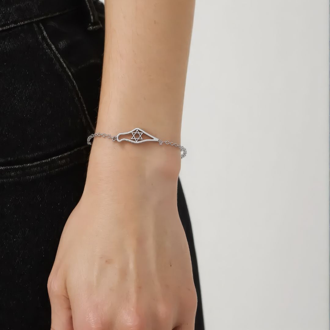 Map of Israel Bracelet