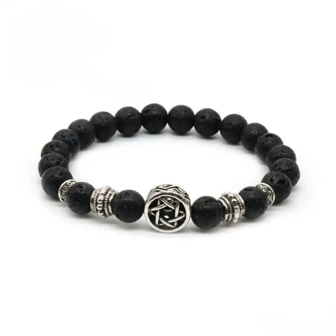 Star Of David Bead Bracelet